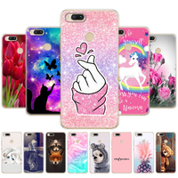 For Xiaomi Mi 5X Case Painted Silicon Soft TPU Back Phone Cover for Xiaomi Mi 5X Mi5X 5.5\