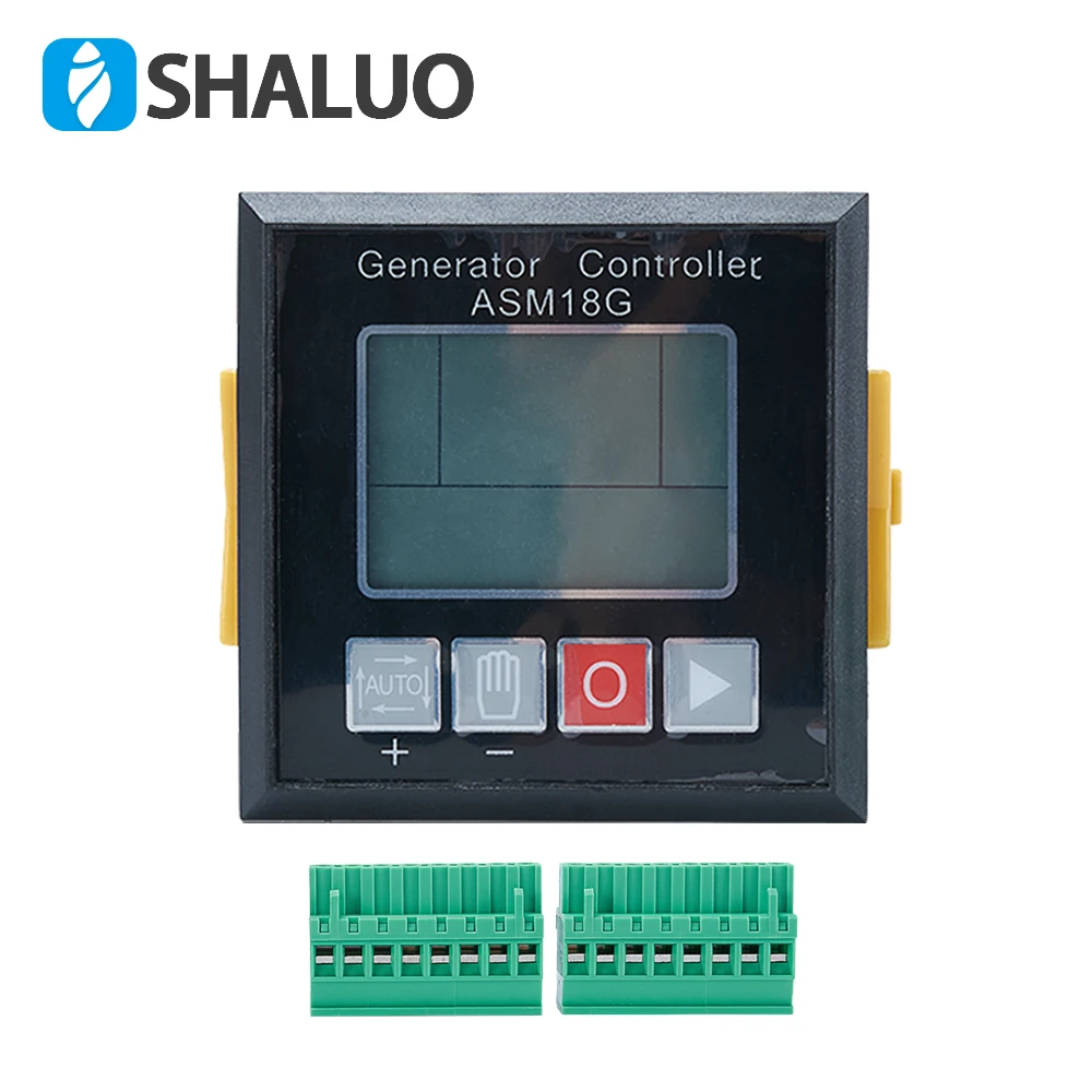 

ASM18G auto start Generator Controller diesel genset parts power alternator electronic monitor board pannel control module