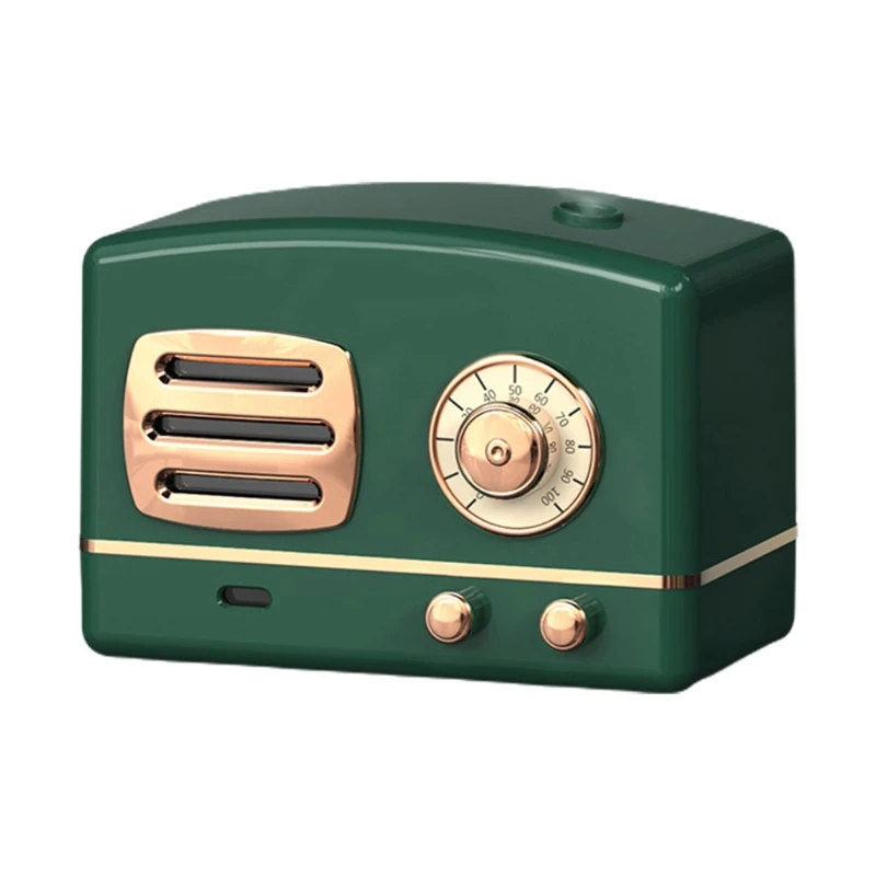 2021 جديد الرجعية راديو شكل كبير قدرة المحمولة سطح المكتب الهواء المرطب USB ميست صانع