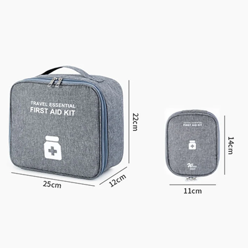 Imagem -06 - Grande Capacidade Kit de Emergência Casa Caixa Armazenamento Portátil Kit Primeiros Socorros ao ar Livre Bolsa Viagem Pacote Acampamento Pequeno Bolsa de Medicina