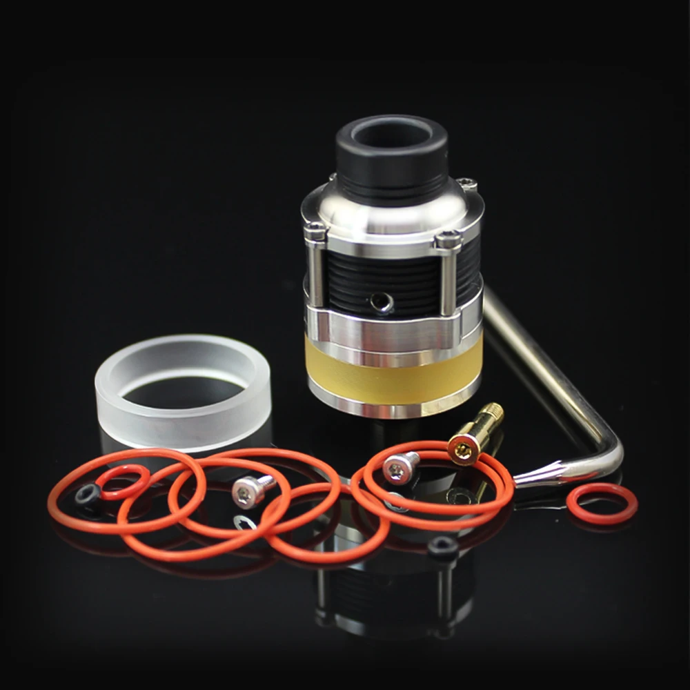 SXK Style Pyrogeyser RDTA 22mm Single/dual coil Rebuildable Vape Tank With BF Squonk Pin vs Venna V2 RDA / Haku Riviera RDTA