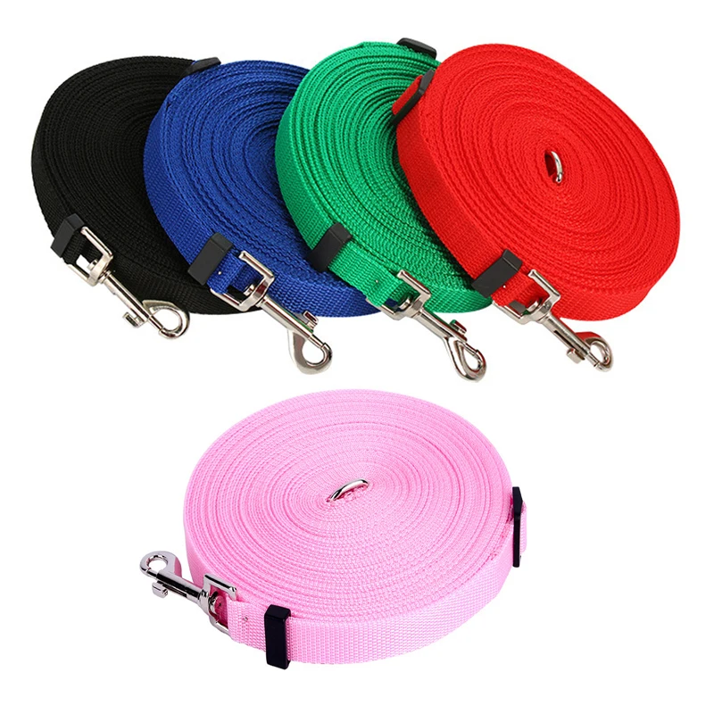 20m Super Long Dog Training Leash 10m Dog Leash Webbing Durable Leash For Dog Husky Dog-leash Pet Dog Lead Leash 15m Wholesale