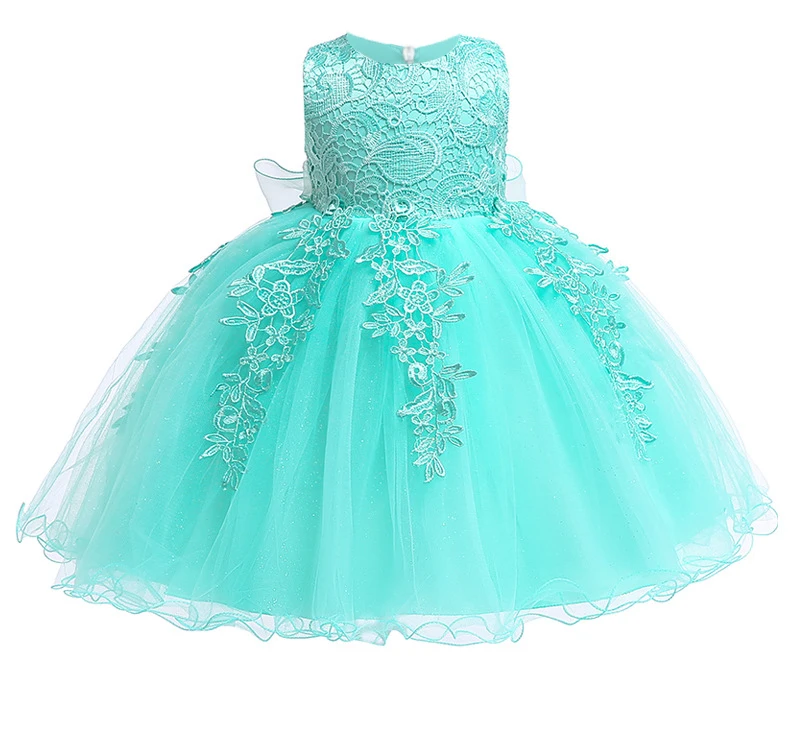 Baptism 1st Birthdays Dress For Newborn Dresses Infantil Christening Clothes Big Bow Baptism Princess Tutu Dress 0 3 24M