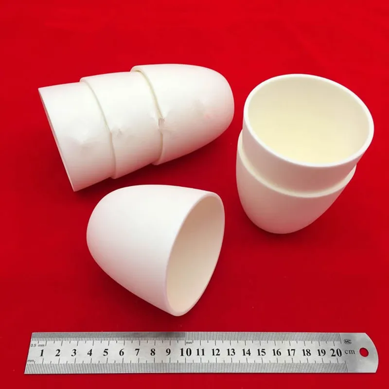 99.5%Al2O3 High Purity  Corundum Crucible Melting Pot U82*L43*H70/Alumina Ceramic Crucible 200ml arc-shaped/Ceramic Refractory