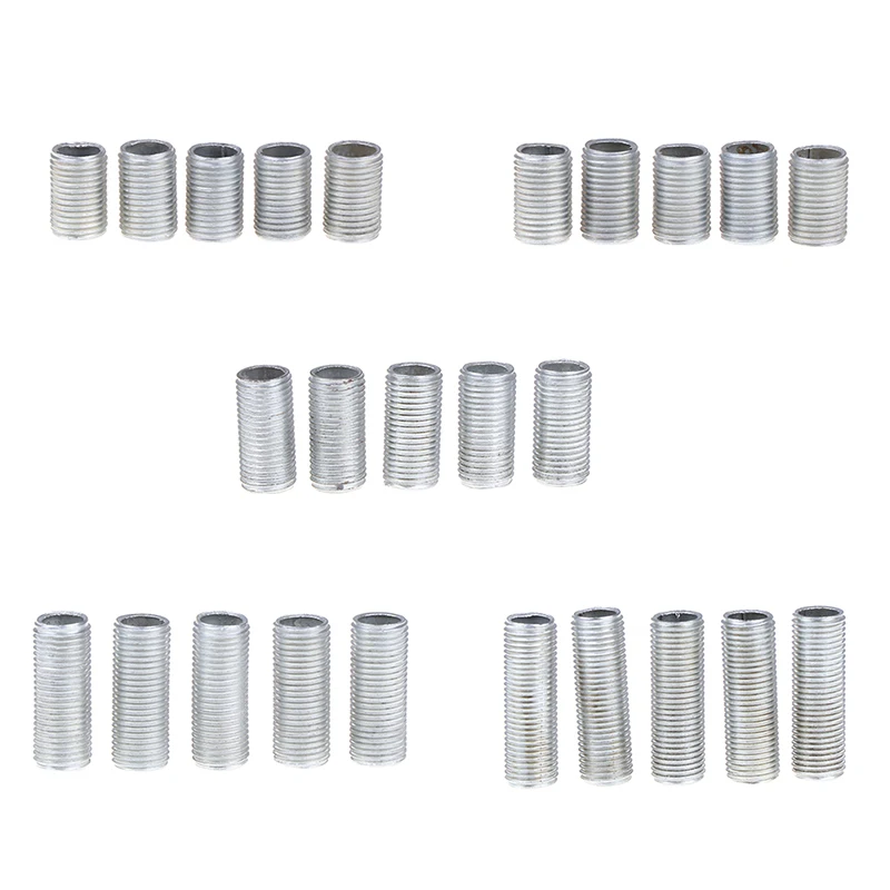 5pcs M10 Hollow Screw Outer Diameter: 10mm Thread Distance: 1mm M10 Hollow Threaded Tube Hollow Screw Lamp Cap Fixing Screw