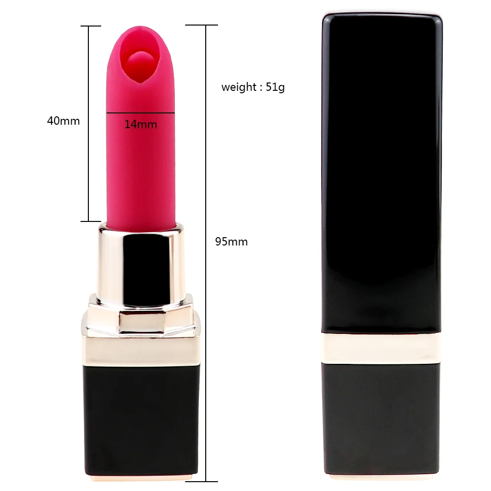 Portable 10 Speeds Mini Lipstick Vibrator Recharge Bullet G-spot  Massage Clitoris Stimulator Erotic Product Sex Toys for Women