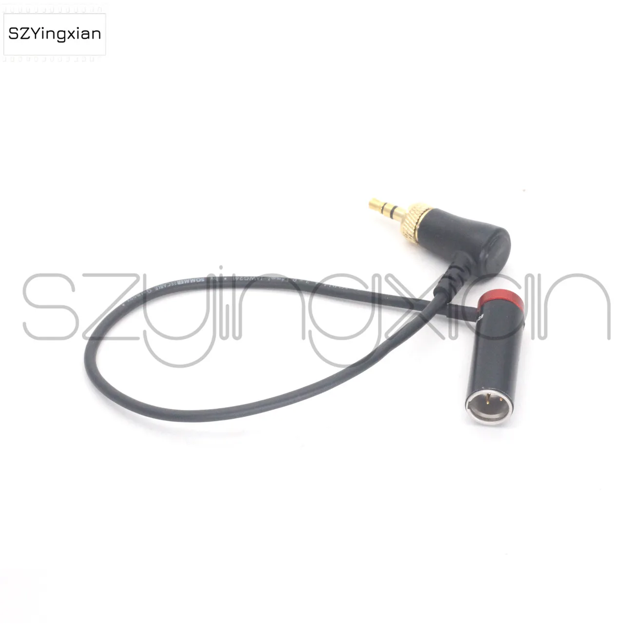 Thin Mini XLR 3-Pin  Male TA3M To 3.5mm TRS Locking Audio Cable Canon EOS-C70 To Sennheiser EK-100 G4/G3 Rodelink