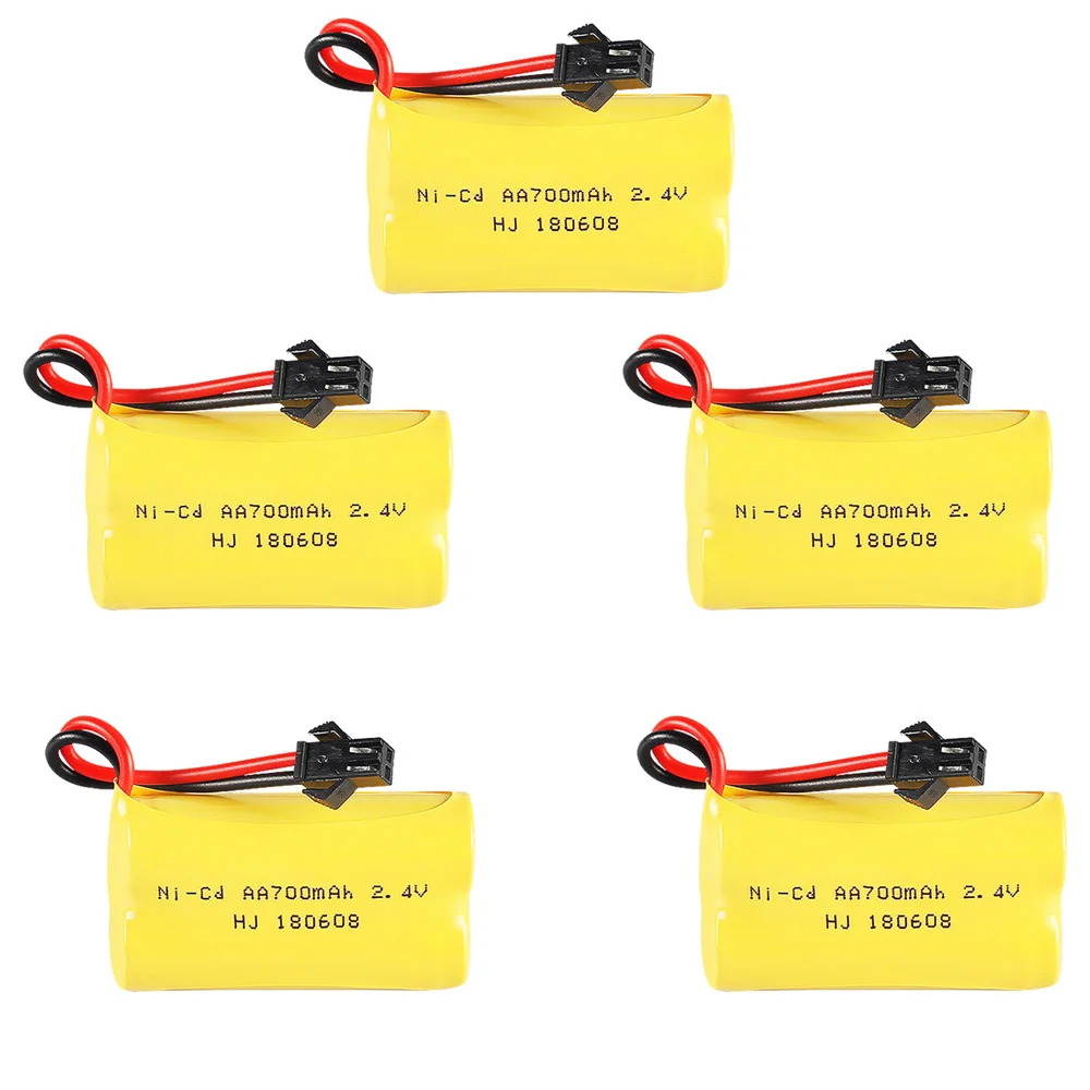 2.4V 700mah AA NI-CD battery pack for Remote Control Car Electric Toys Tanks Trains Robot Boat Gun toys parts  2.4V NICD battery