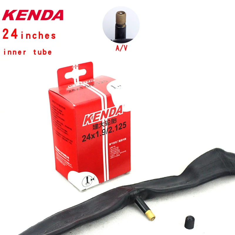 Kenda Bicycle Inner Tube 22inch 24*1-3/8 1.25 1.5 1.75 1.9 2.125 Presta Schrader Valve Camera  Cycling Mountain Bike Tube Tires