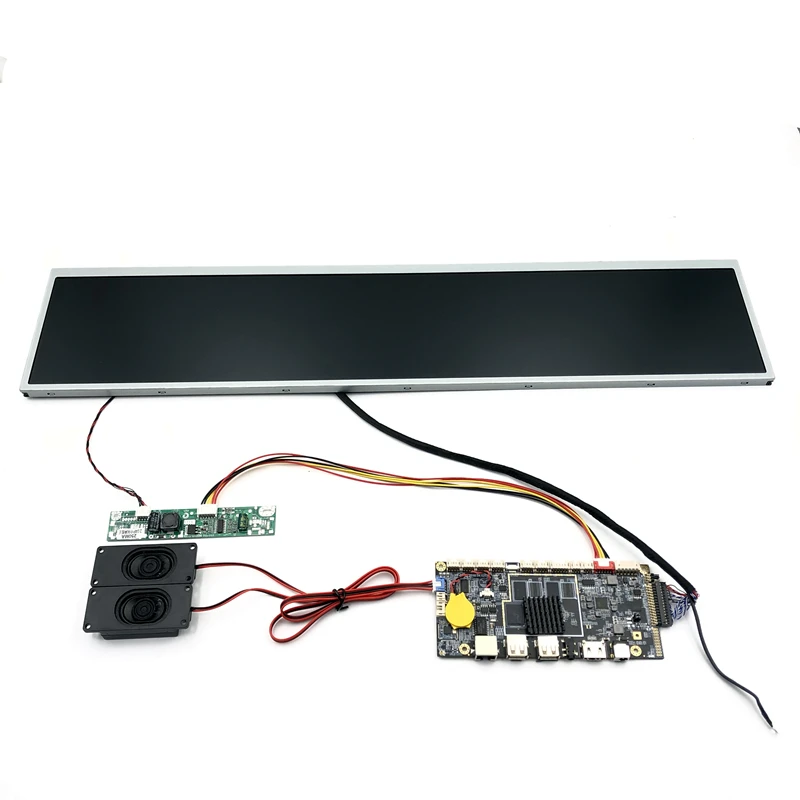 

Store shelf display screen BOE 24 inch DV240FBM-NB0 1920*360 support WiFi, USB, HDMI/VGA ports