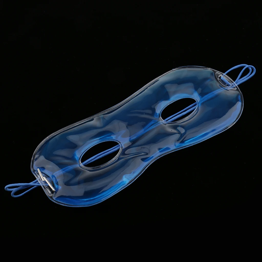 Sleep Eye Mask Hot Cool Men Women Gel Sleeping Mask Light Block Blue