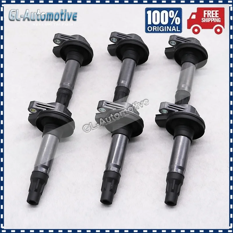 6PCS Ignition Coil Fits 3.5L 3.7L For Ford Edge Explorer F-150 Flex Fusion Mustang Taurus Transit Lincoln MKS MKT 7T4E-12A375-EE