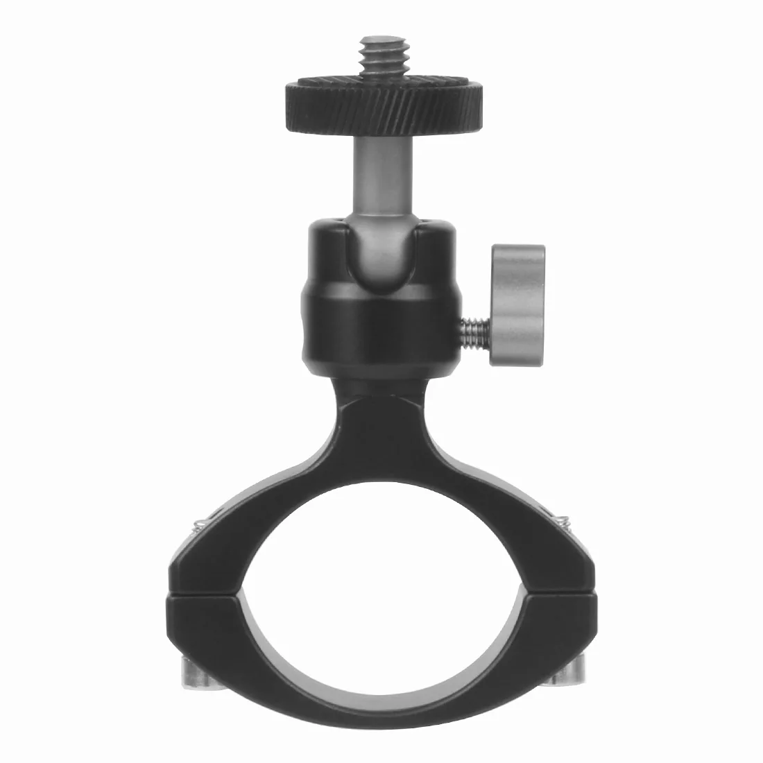 المقود المشبك جبل حامل ، جميع المعادن 360 قطب الكرة رئيس ، 1/4 "تصاعد المسمار ل GoPro 11 ، 10 ، Insta360 ، مصباح يدوي المتكلم