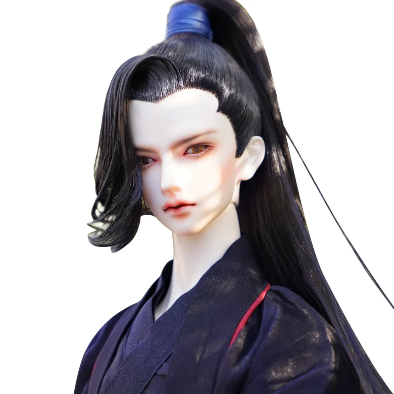 อุปกรณ์เสริม BJD 1/4 1/3 ชุดโบราณ ผมยาว ฮั่นฝูจีน วิกผมซามูไร สำหรับตุ๊กตา BJD/SD SD13 SD17 SSDF รุ่น Strong Uncle A0878