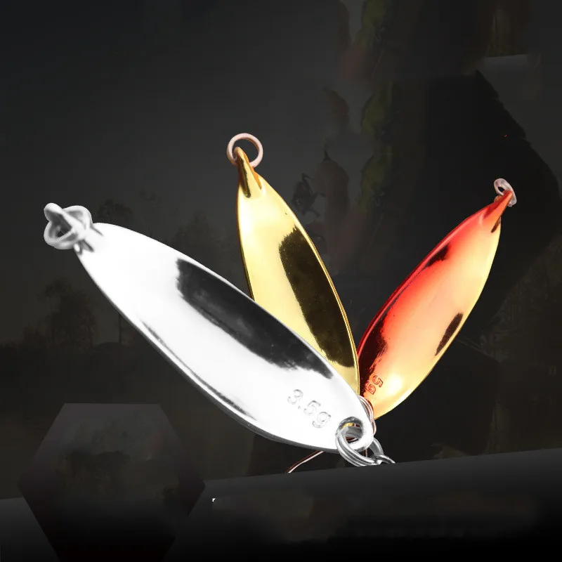 Fishing Stream Lures 2g 3.5g 5g Small Jigs S Shape Spoons Artificial Lures 1 Piece SALE