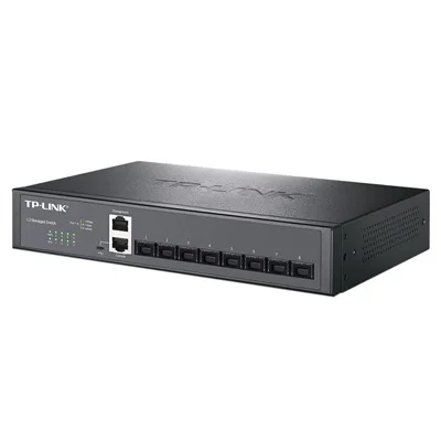 Puertos ópticos SFP +, conmutador de gestión Ethernet Layer 3 de 8x10000Mbps, 10 Gigabit, 16K, MAC, VLAN, IPv6