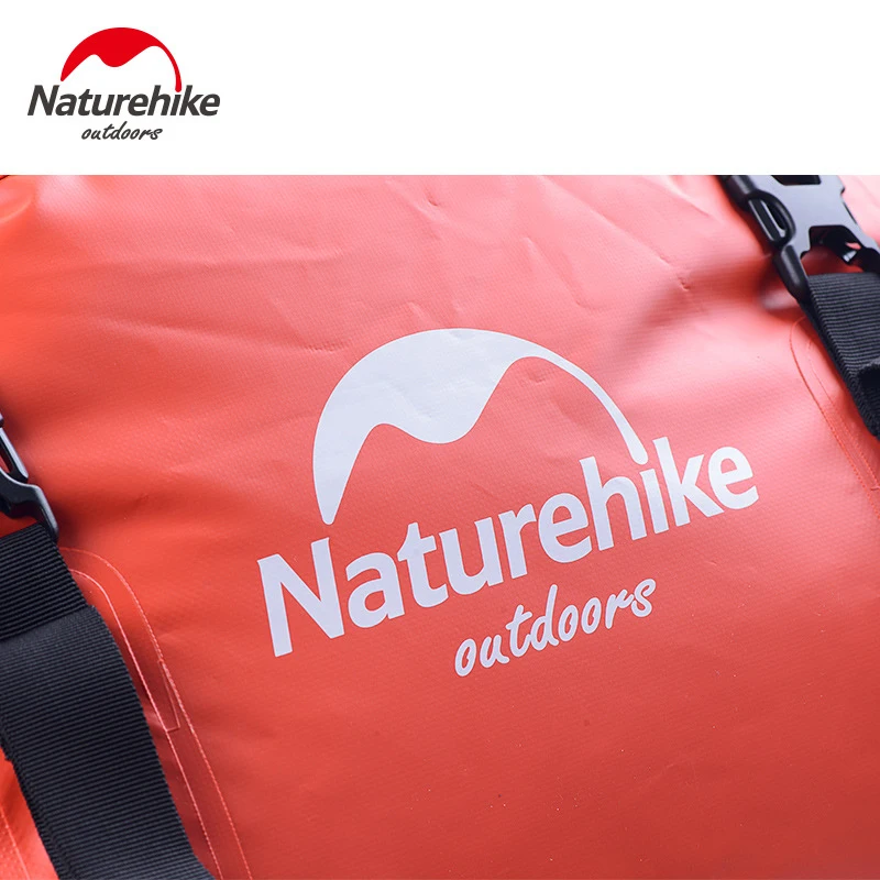 Naturehike Waterproof Bag 40/60/90/120L Large Capacity 500D PVC Net Clamping Cloth River Trekking Bag Beach Swimming Hiking