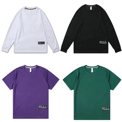 Men Women Running T Shirt breathable Quick Dry Fitness Shirt basketball soccer Training exercise Clothes Gym Sports Shirts Tops