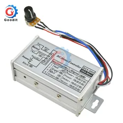 DC9-60V 9-60V PWM DC Motor Speed Controller Stepless 12V 24V 60V MAX 20A Pulse Width Modulator Motor Speed Regulator Switch