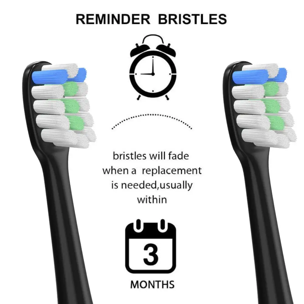 Cabeças de escova de dente soocas x3 x1, para xiaomi mijia elétrica sônica ultrasônica 3d de alta densidade escova de dentes eléctrica 4 unidades cabeças para cabeça