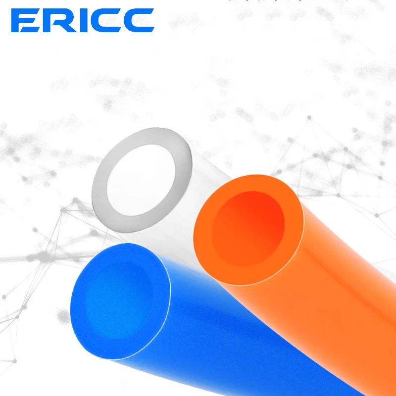 10M Air Tubing Pneumatic Pipe Tube Hose Gas Pipe Hose 10mm OD 6.5mm ID 8mmx5mm 6mm x 4mm 2.5mm 12x8mm Transparent Blue Red PU
