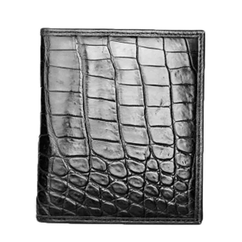 

VVBrown crocodile men wallet male Brief paragraph male men wallet Cross section business men walle