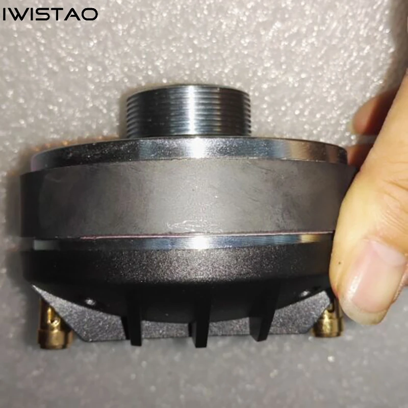 IWISTAO Tweeter Drive Head 34 Core Titanium Film Horn Delicate Transparent For Wood Horn HIFI Audio DIY