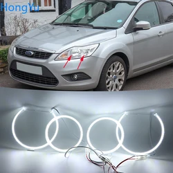 For ford focus MK 2 2004-2011 Europe Super Bright white color 3528 SMD led Angel Eyes kit daytime running light DRL