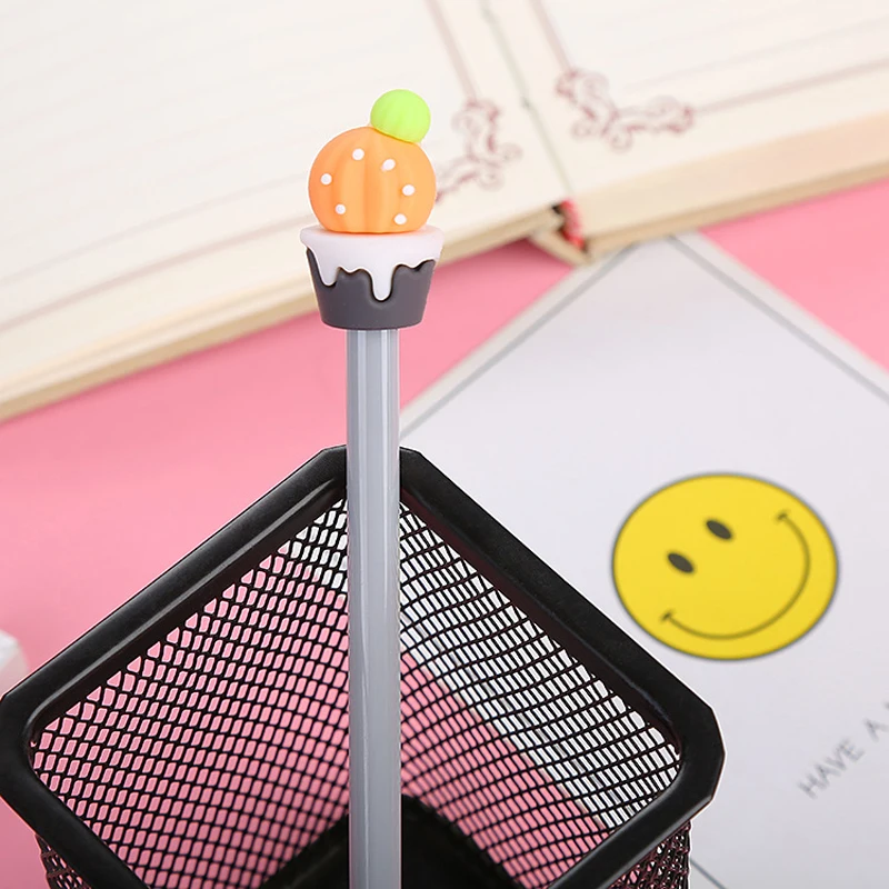 3Pcs/Set Gel Pen Cartoon Cactus Pen Stationery Kawaii School Supplies Gel Ink Pen School Stationery Office Suppliers Gifts Pen