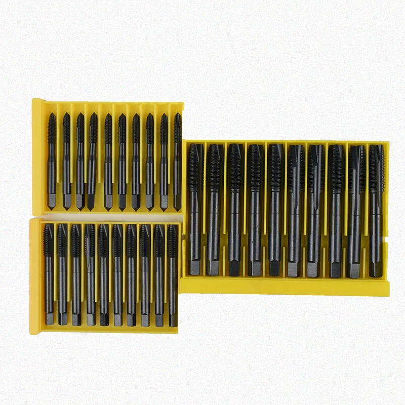 UCHEER 1pc Tap carbonize straight/spiral screw tap Drill bits Machine Point Thread M2.5-M10