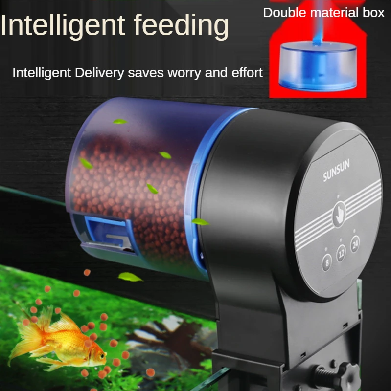 

Feeder Automatic Fish Tank Feeding Koi Goldfish Feeder Aquarium Intelligent Timing Fish Feeder