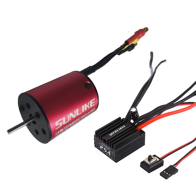 Impermeabile 2430 2435 2440 2838 2845 5800KV 7200KV 4500KV 4800KV 4000KV 3200KV 2S Motore Brushless per Traxxas/Hsp 1/12 Rc Auto