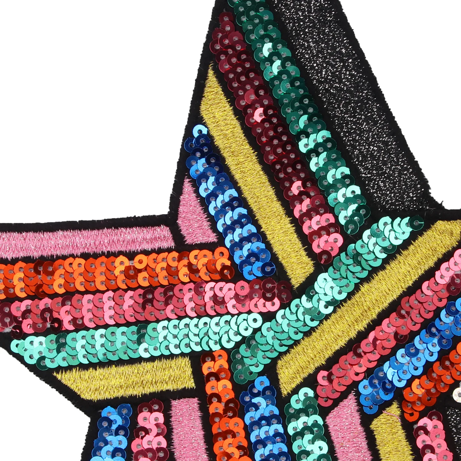 10pcs Big sequins  Five-Pointed Star Embroidery Cloth Patch Clothing Accessories Decoration embroidery patches for clothing