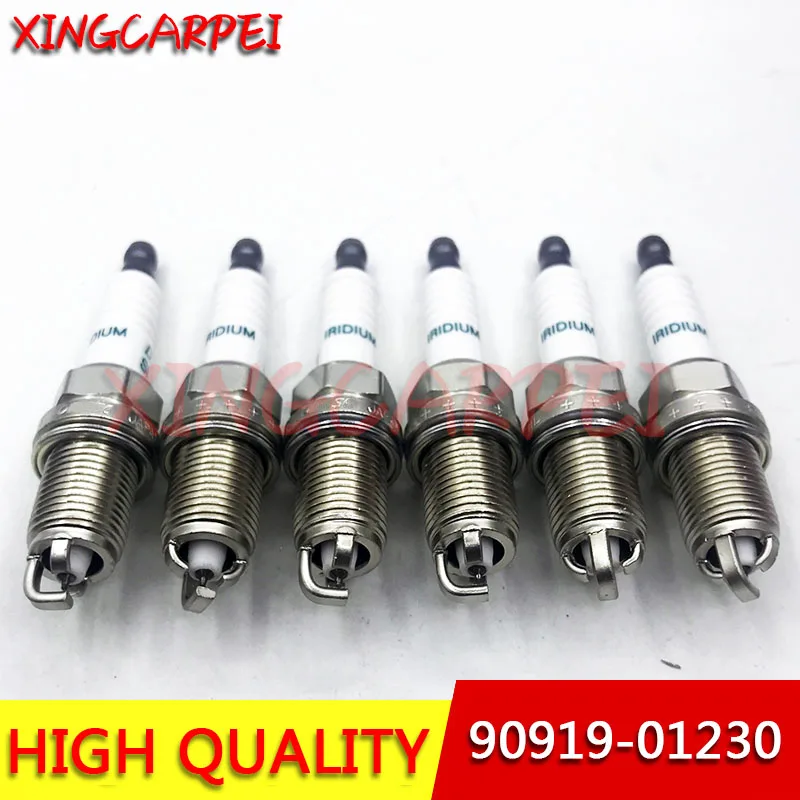 4 / 6pcs 90919-01230 SK20BR11 Spark Plug Fit For Toyota Avensis RAV4 Car Candle 90919 01230 SK20BR11 90919-01226