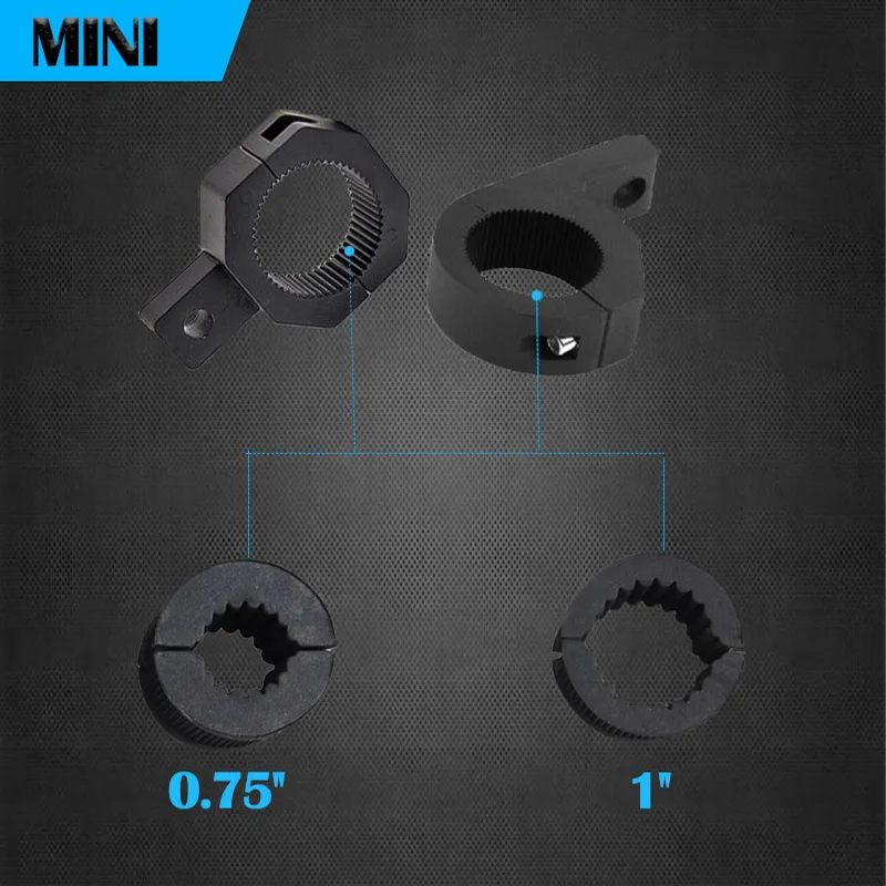Motorrad halterung Scheinwerfer halterung 4x4 Zubehör Offroad Auto LED Bar Arbeits licht Nebels chein werfer Montage klemme Halter Rohr halterungen – Detail 9