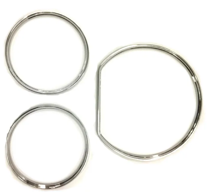 

2 SETS Chrome Styling Dashboard Gauge Ring Set for Mercedes Benz W210 00-02 / W202 00-02