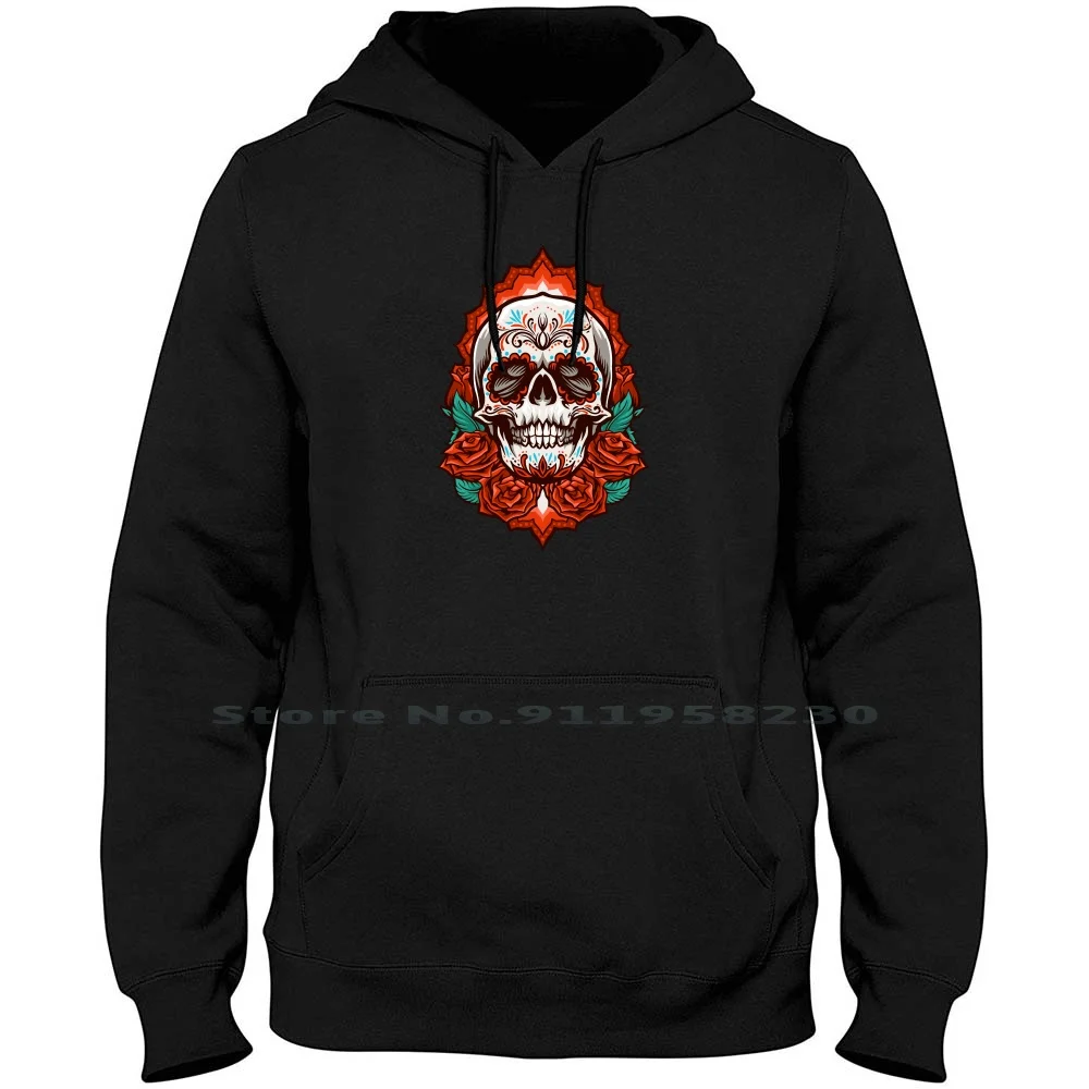 Dia De Muertos Skull Men Women Hoodie Sweater 6XL Big Size Cotton Cartoon Skull Movie Comic Tage Game Age To Ny Me Funny Anime