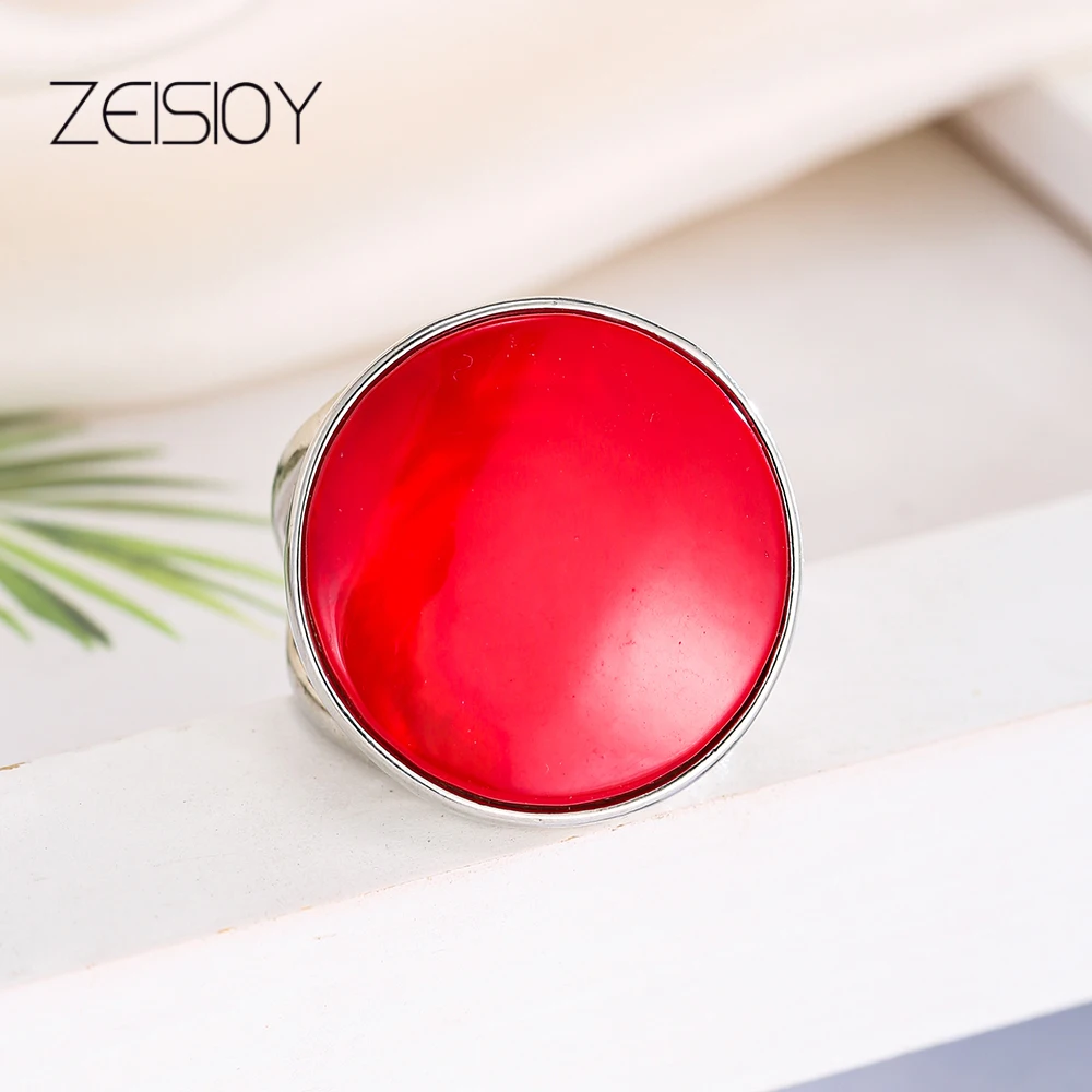 Ins Hot Sale High Quality Retro Round White, Green, Red She…