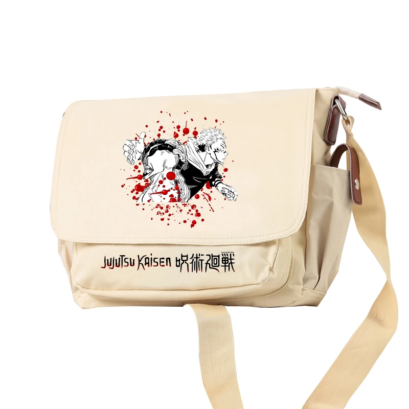 Jujutsu Kaisen Anime Bookbag Cartoon Girls School Bags Students Travel Shoulder Bags Itadori Yuji Cosplay Crossbody Bags