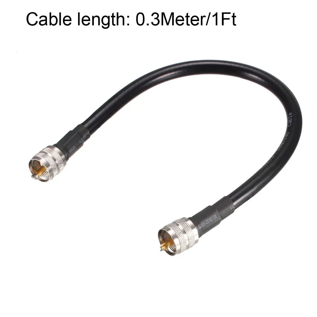 RG213 Cable 1/1.5/2/3/4/5/6Ft UHF Male PL-259 to UHF Male PL-259 Low Loss RG213 Coax Jumper Cable Coaxial Extension Cable