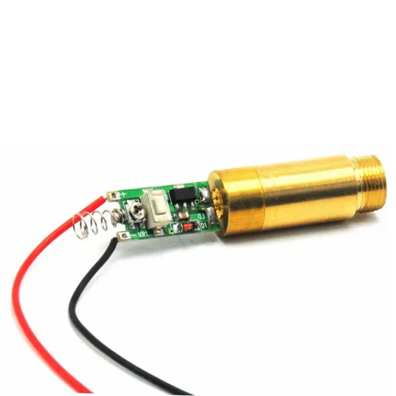 Industrial 405nm 20mW Blue Violet Laser Diode Module Dot/Line/Cross 3-3.7V with Driver & Spring