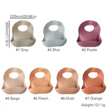 Silicone Baby Bib 1pc #3