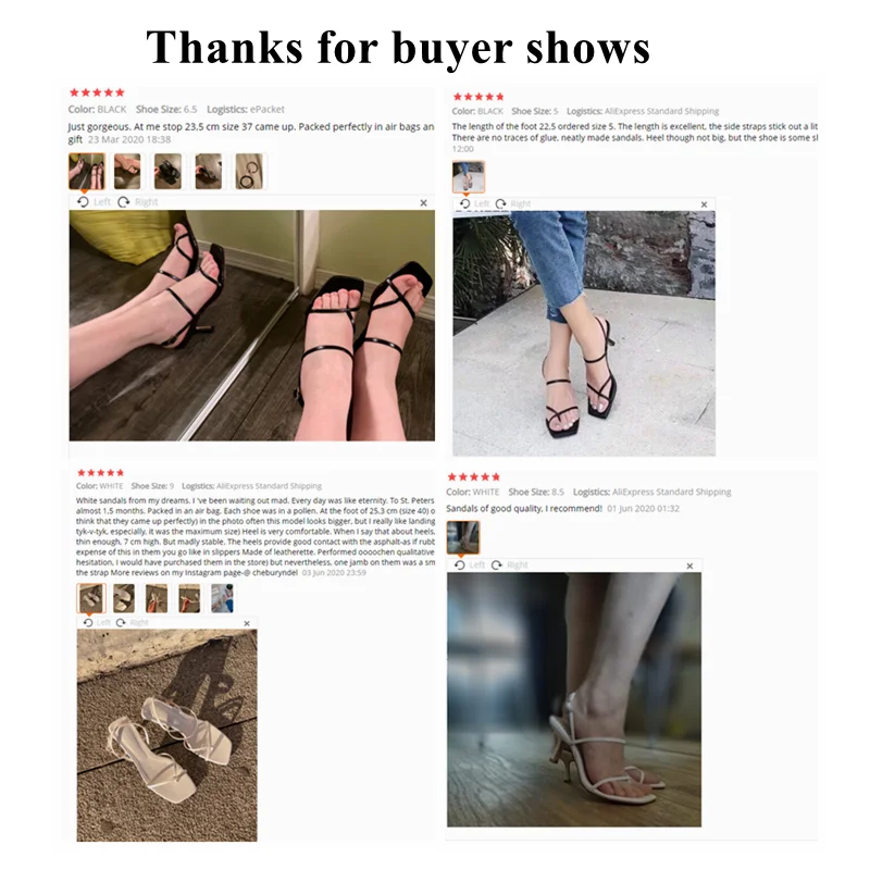 2021 New Brand Ankle Strap Sandals Women Fashion Thin High Heels Party Dress Shoes Narrow Band Casual Flip Flops Sandalias Mujer