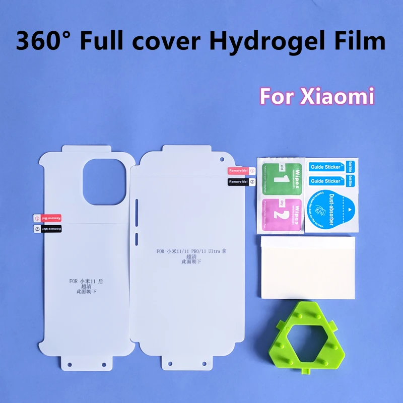 360° Full Cover Hydrogel Film For For Xiaomi 11pro 13pro Screen Protector For Xiaomi Mi 11/11Pro/11 Ultra TPU HD Film