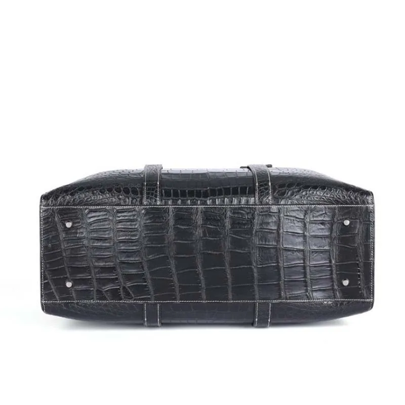 dae crocodile men handbag  male bag leisure crocodile leather  handbag  travel   large capacity  men  Travel bag men handbag