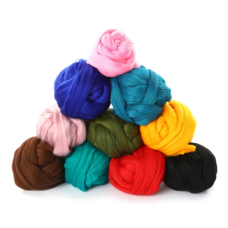 1KG super thick Icelandic woolen yarn DIY hand-knitted blanket handmade pet mat knitting thread crochet yarn