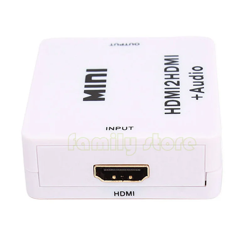 MINI HDMI decoder crack release HDCP protocol digital to analog signal converter audio splitter