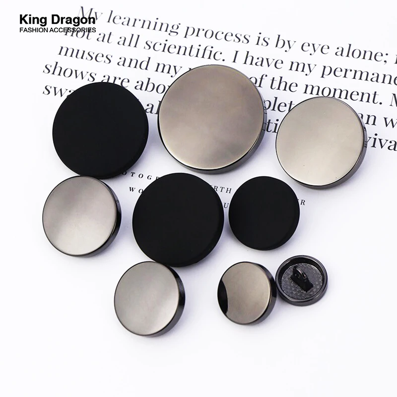 Neu eingetroffen: Metallknöpfe in Gold und Schwarz für Jeans und Hemden, 6 Stück, 9MM-30MM, für Handarbeiten und Näharbeiten, günstig, hohe Qualität, KD883 – Detail 3