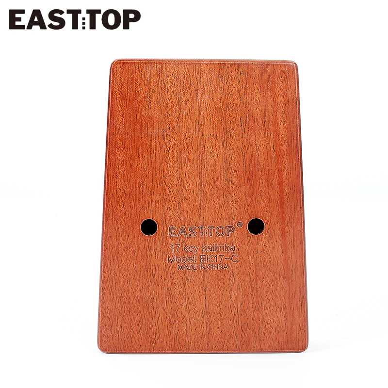 EASTTOP  EK17-C 17 Key Kalimba Thumb Piano Mahogany Musical Instrument Beginner With Accessory Instructions Tuning Hammer