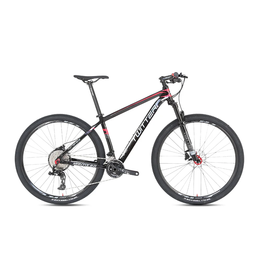 TWITTER-Aluminum Frame Mountain Bike for Men, Hydraulic Brake, MTB Bicycle, RETROSPEC 36Speed, High Quality, 29Inch